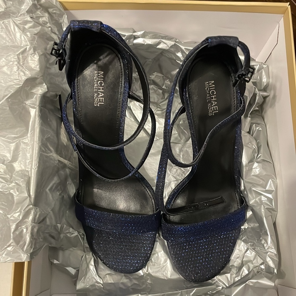 Michael Kors Antonia Sandal Heel Size 9 1/2 NWOT in box